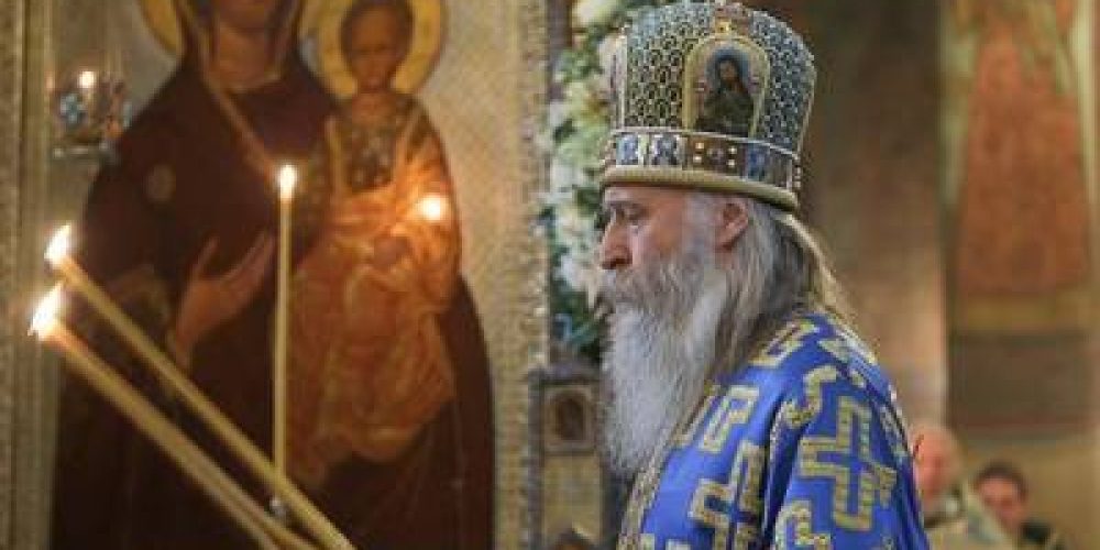 Архиепископ Феогност совершил Литургию в Сретенском монастыре в день его престольного праздника