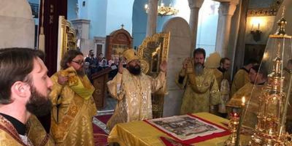 10 сентября в храме Знамения в Кунцеве состоялось архиерейское богослужение