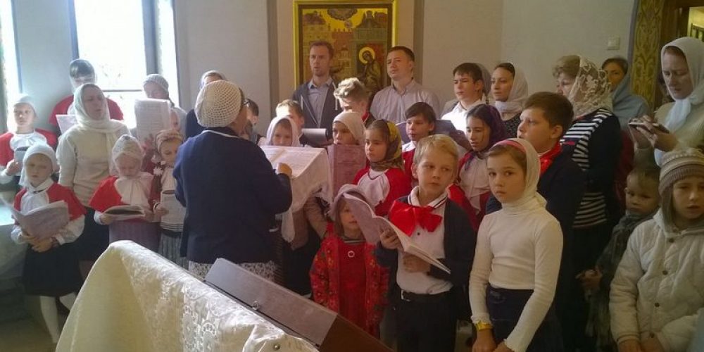 Детская литургия в Воскресной школе №25 «Родник»