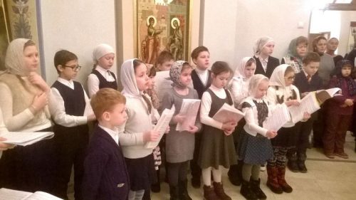 Первая детская и молодежная литургия в Крылатском