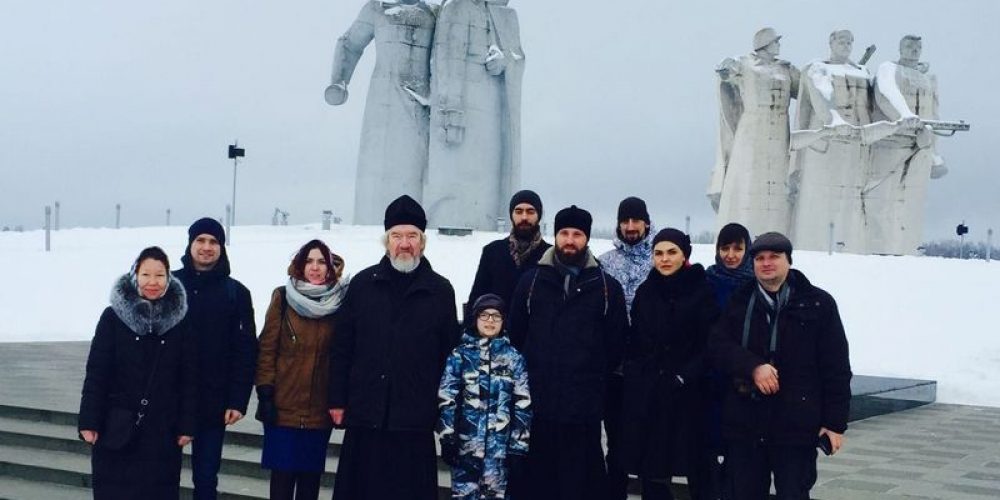 Молодежь храма Знамения в Кунцеве посетила город Волоколамск и его окрестности