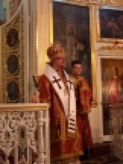 Епископ Выборгский и Приозерский Игнатий совершил Литургию в Спасо-Преображенском Соборе г.Выборга
