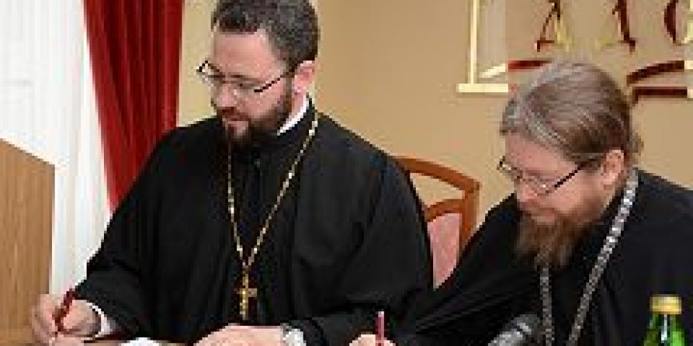 Подписано соглашение о сотрудничестве между Сретенской и Донской духовными семинариями