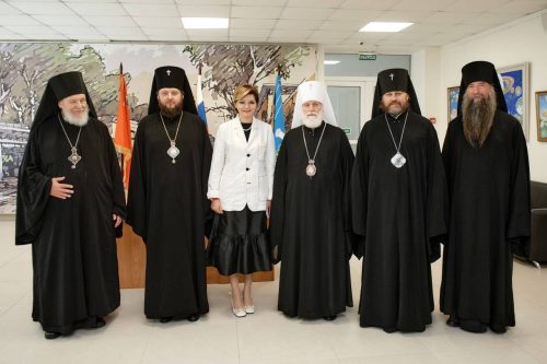 Архиепископ Фома принял участие в подписании соглашения с Уполномоченным по правам ребенка в Мособласти