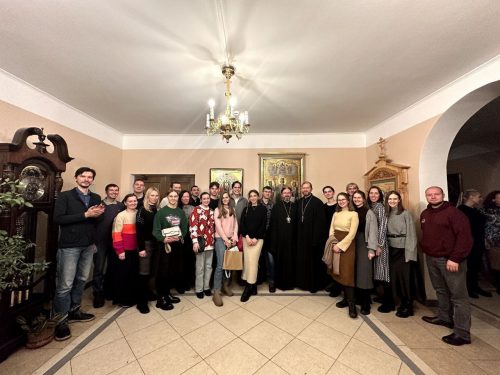«Руденцы» в преддверии Нового года и Рождества провели встречу с настоятелем храма Рождества Пресвятой Богородицы