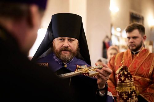 Епископ Фома совершил Божественную литургию в храме Гребневской иконы Божией Матери в Одинцово