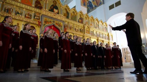В храме прп. Андрея Рублева в Раменках состоялся концерт детской хоровой студии «Веснянка»