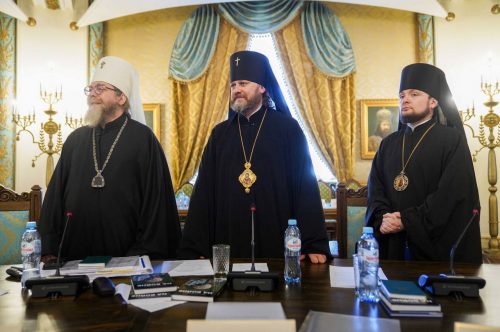 Aрхиепископ Одинцовский и Красногорский Фома принял участие в заседание Высшего Церковного Совета